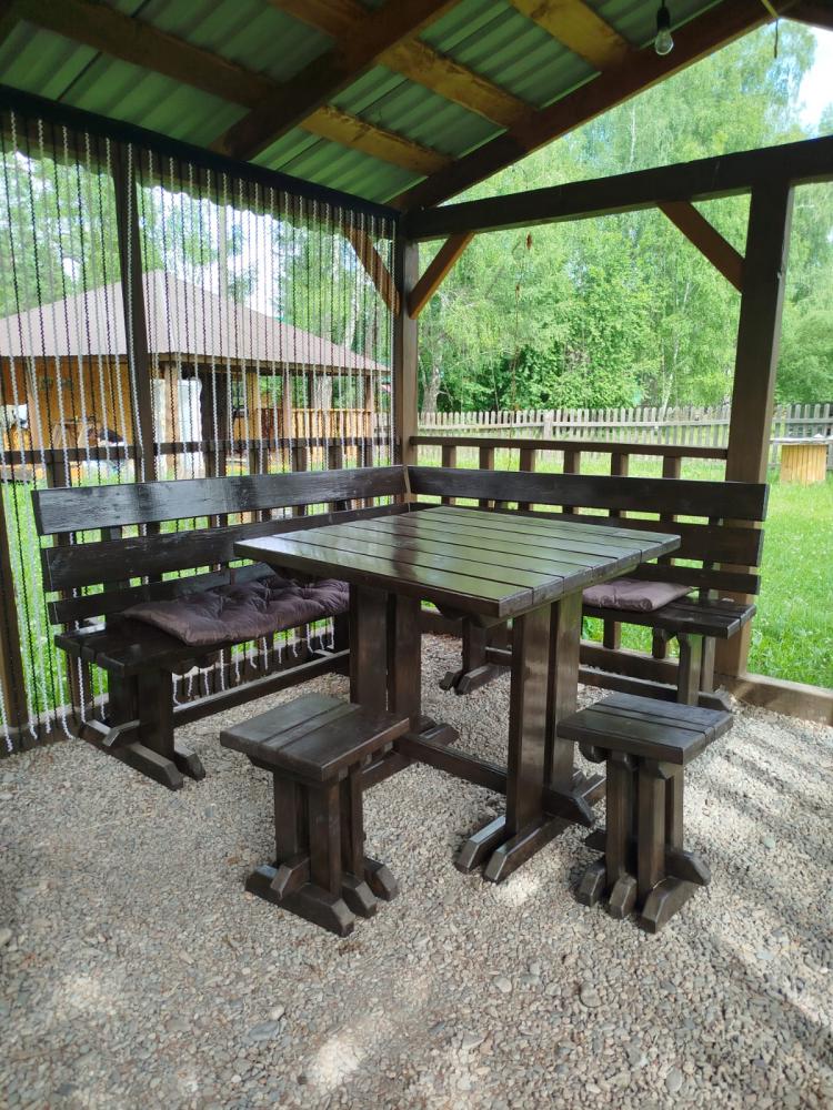 Беседка 2-х этажного дома