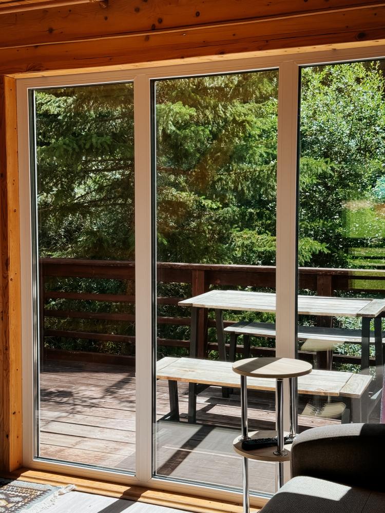 Коттедж 4 панорамное окно на террасу