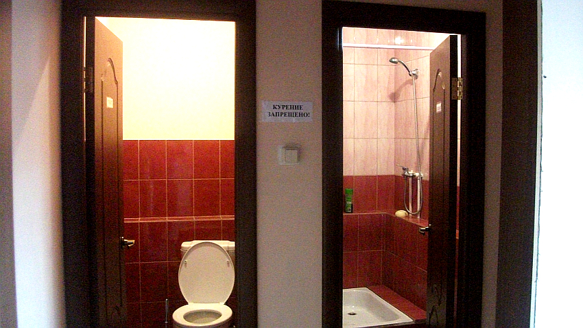 Санузел в гостинице