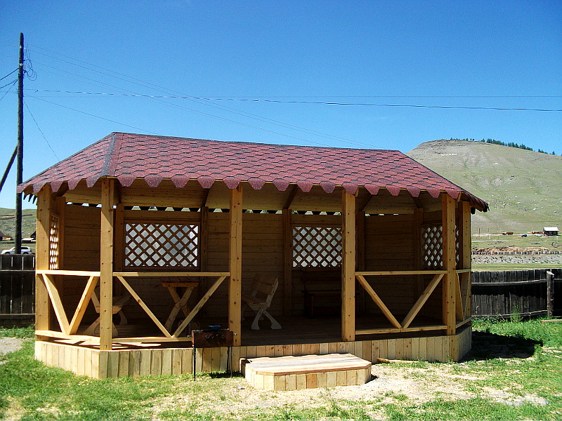 Беседка из кедра