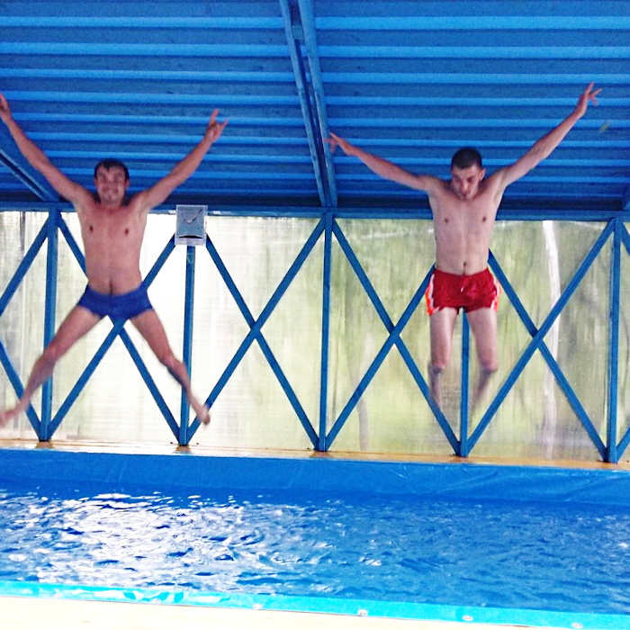 База отдыха с бассейном с подогревом Алтай