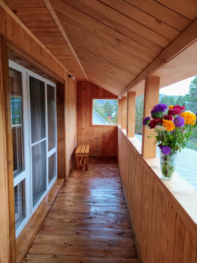 Лоджия на втором этаже