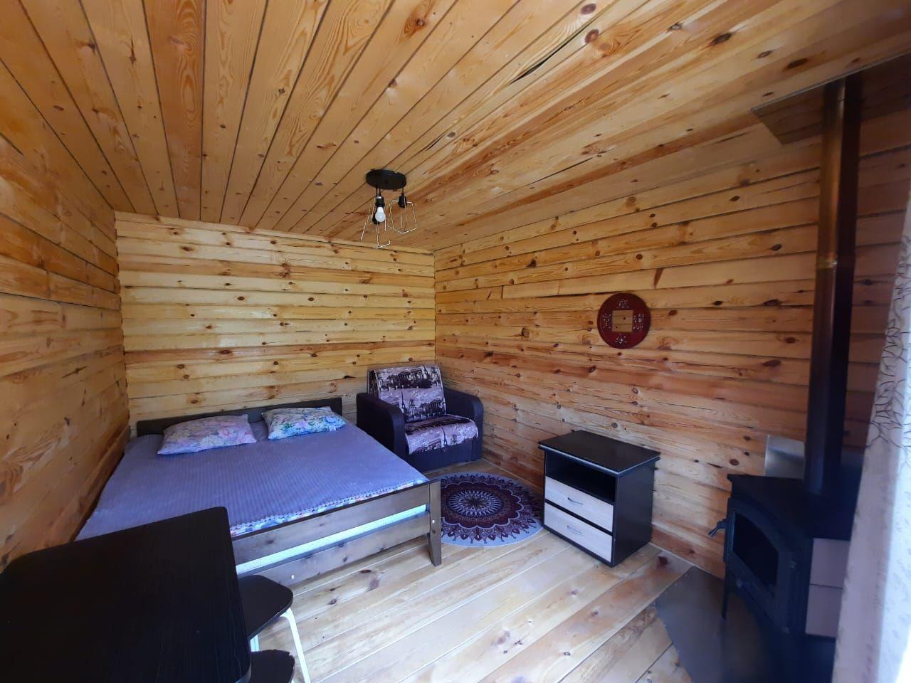 3-местный теплый домик с панорамным окном