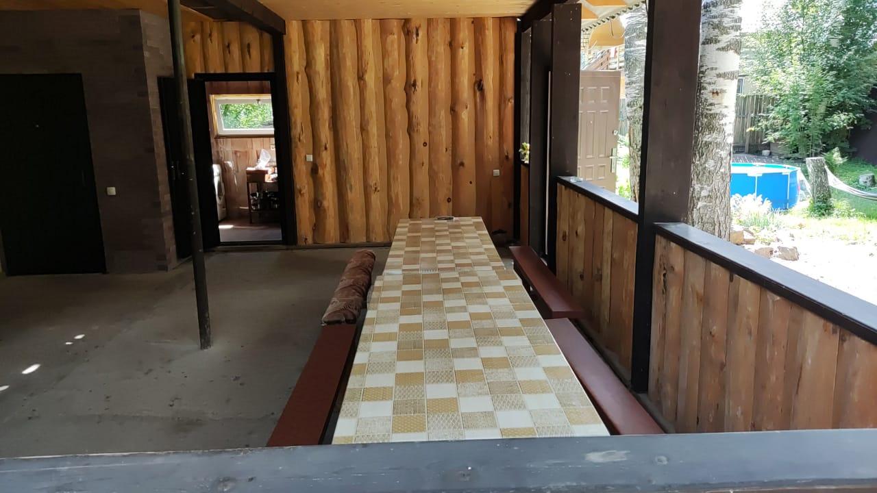 Беседка с кухней и санузлом 40 м2