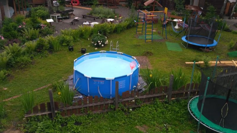 Вид с террасы второго этажа