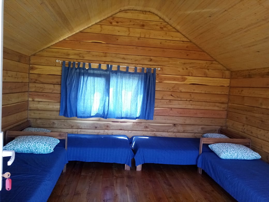 Интерьер внутри домика.