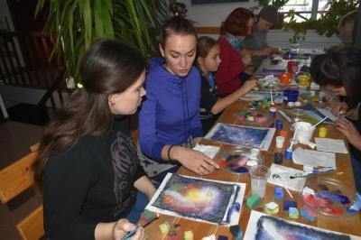 Кружок по рисованию в Усть-Коксе