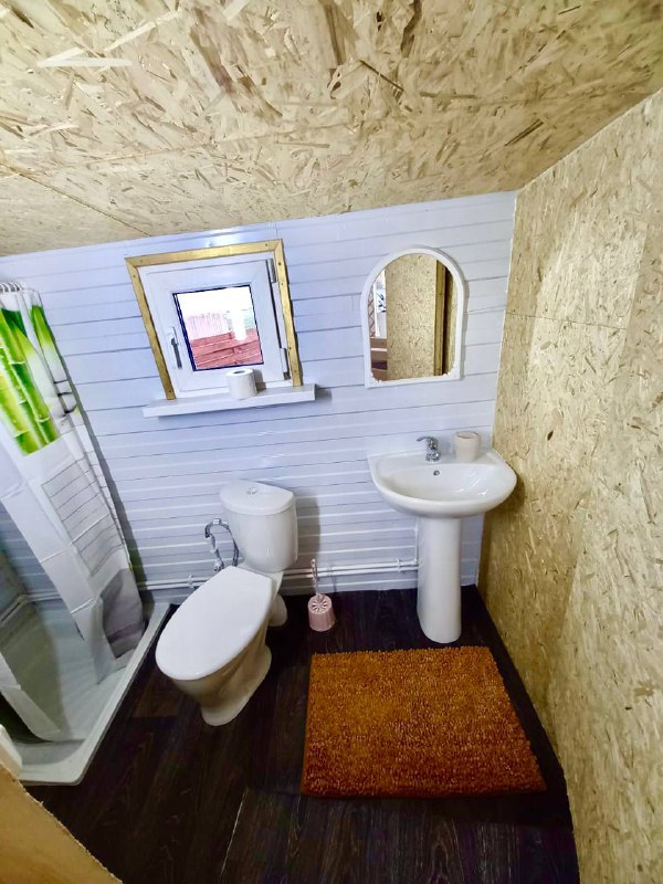 Казахская юрта с душем и туалетом