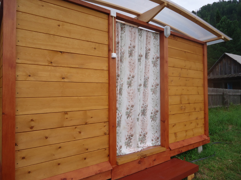 Душевая на территории