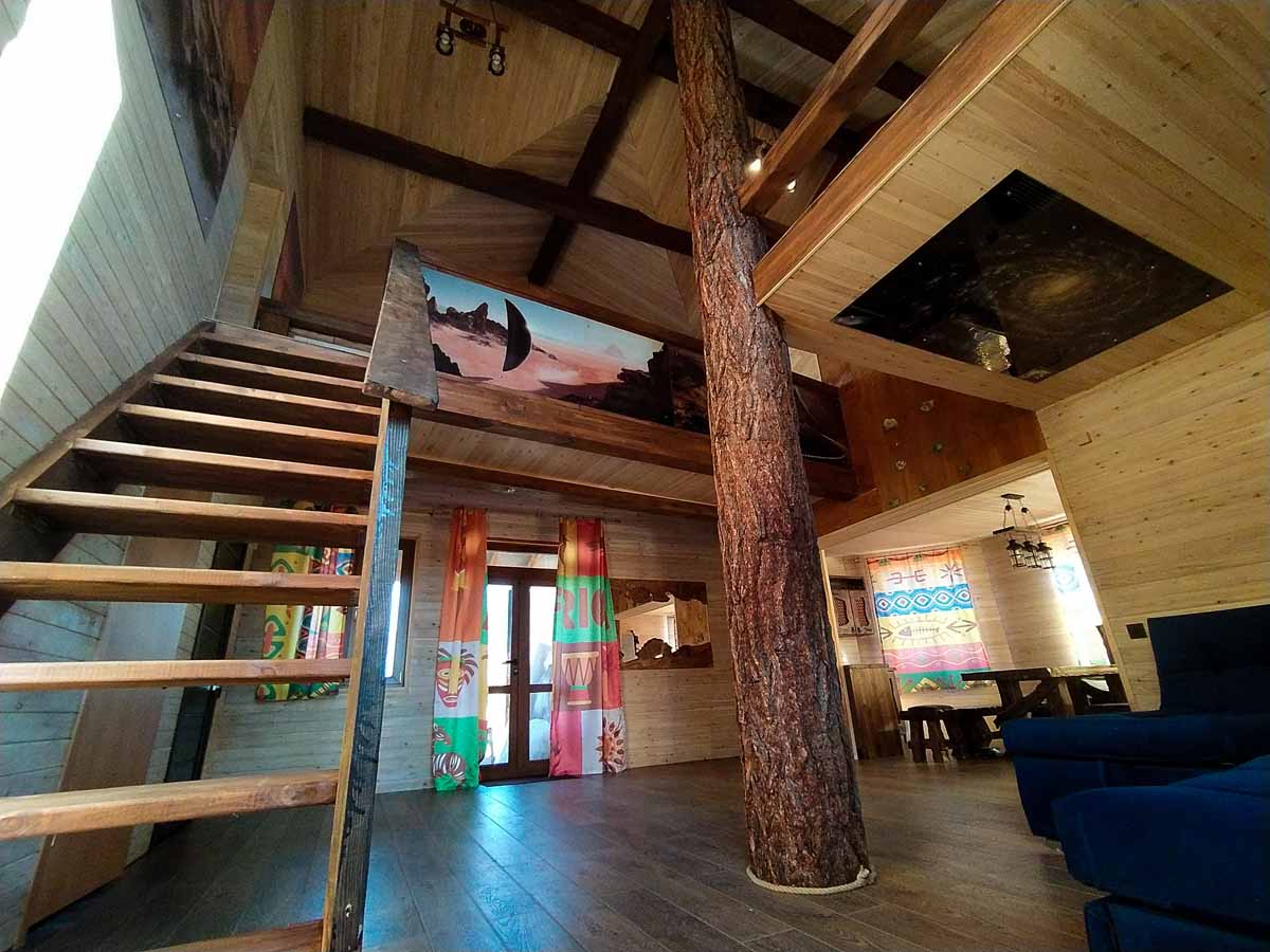 Коттедж Африка внутри