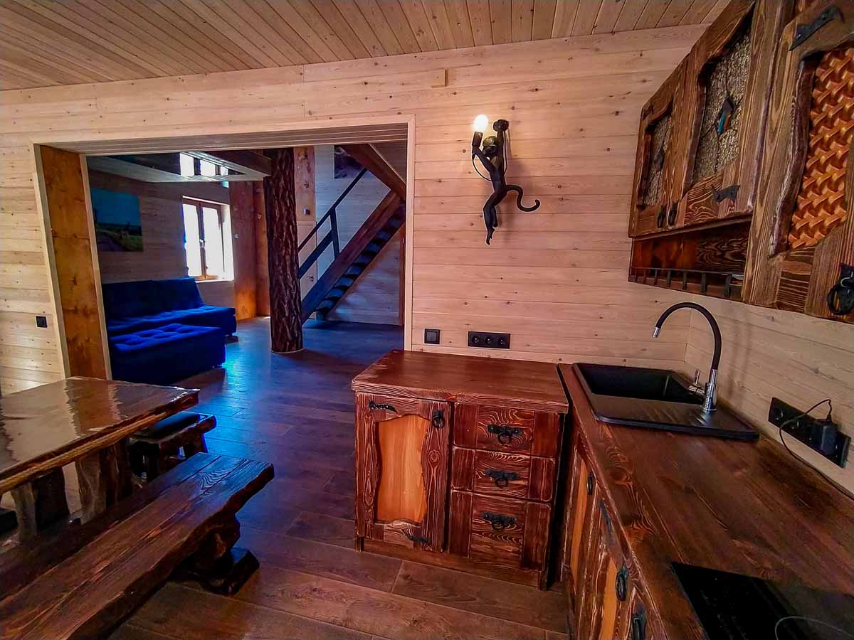 Коттедж Африка внутри