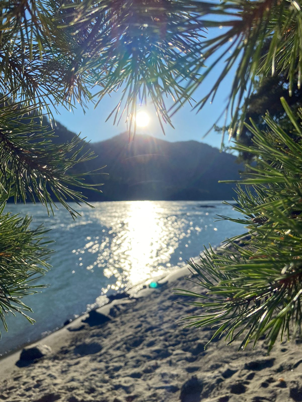 Пляж на Катуни 