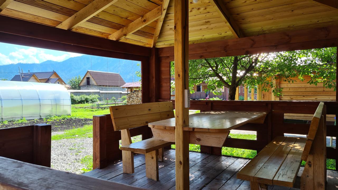 Беседка внутри