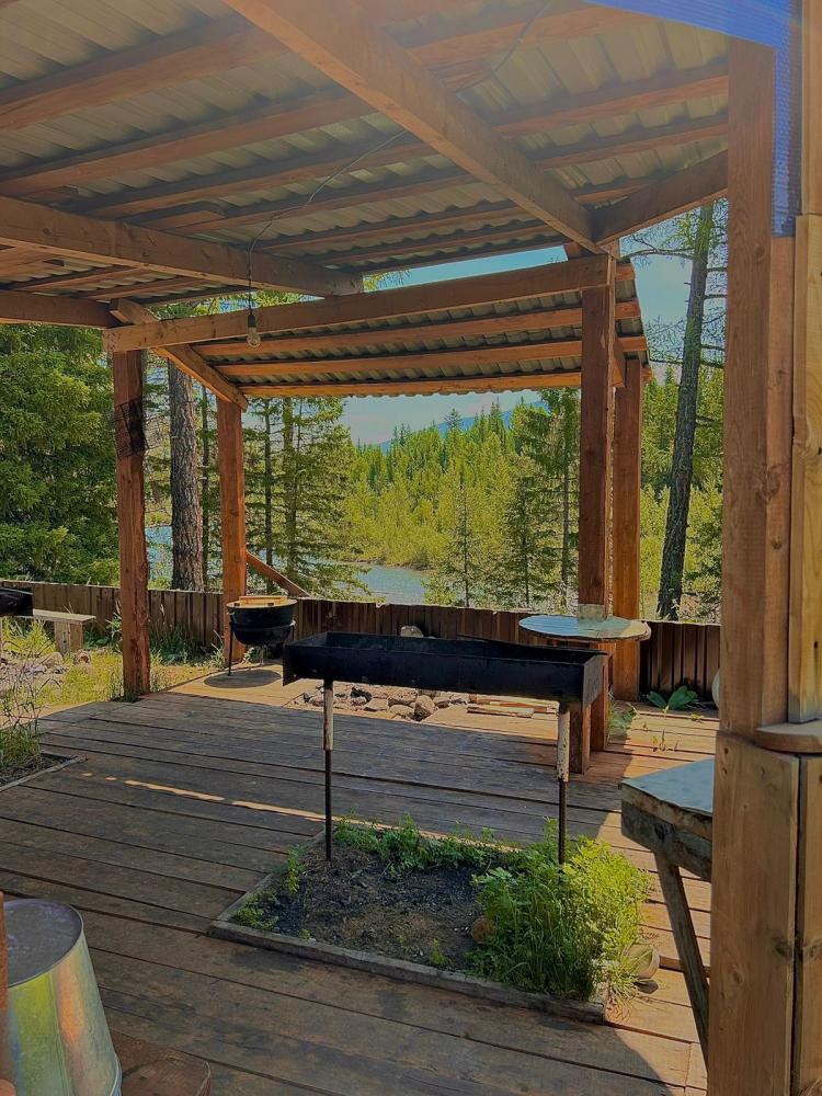 Беседка с мангалом