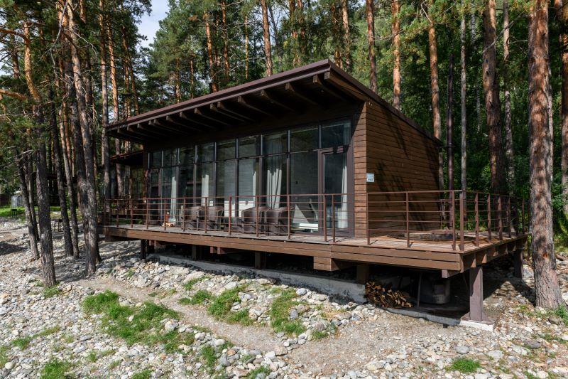 Баня у реки с Чаном на дровах