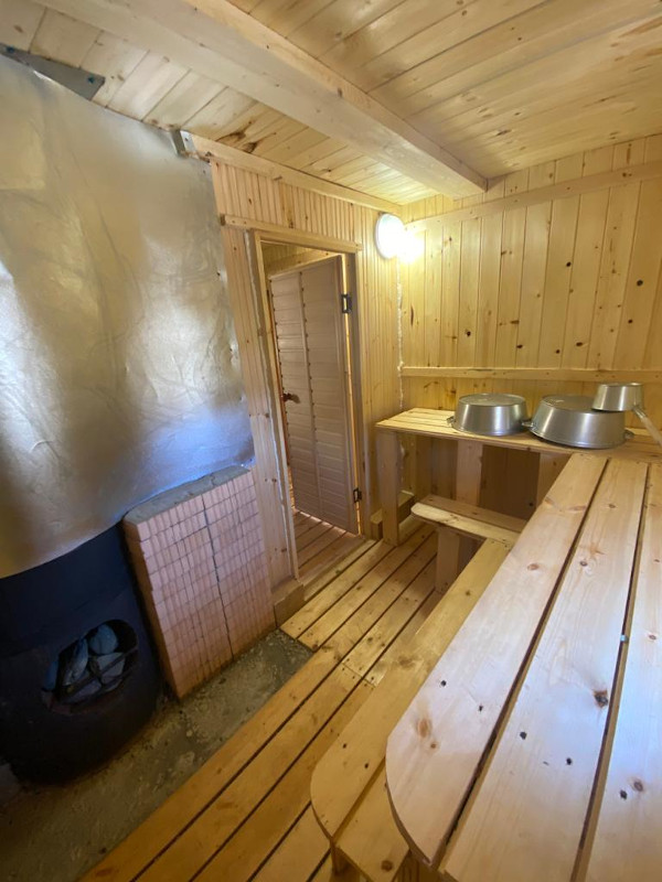 Баня с верандой