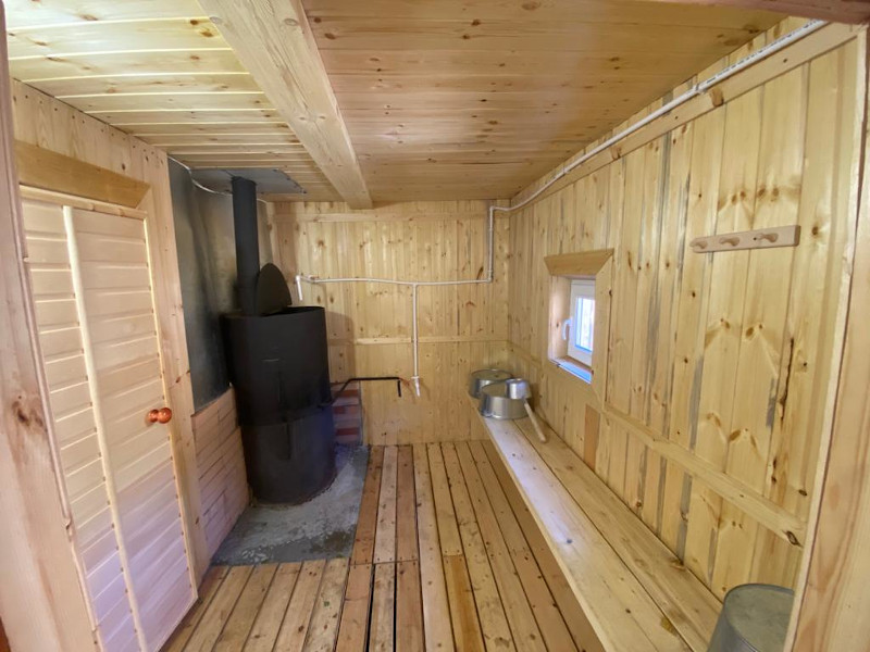 Баня с верандой