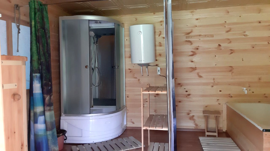 Общий душ и пантовые ванны