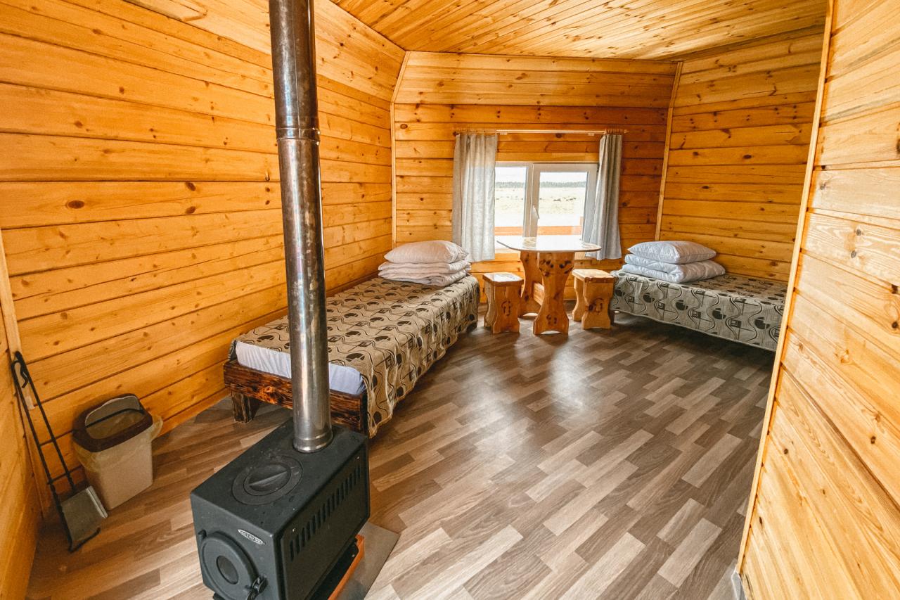 домик с печкой (трехместный)