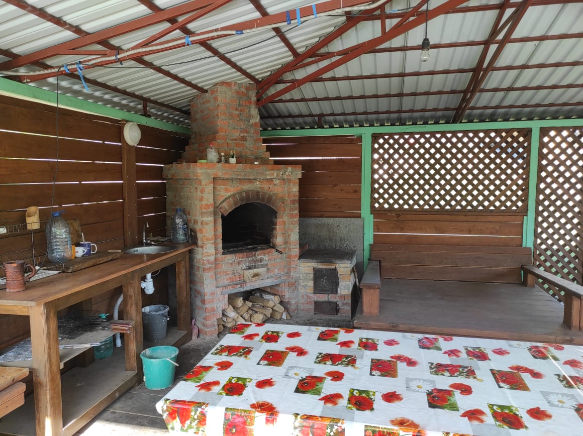 Беседка у реки в Горном Алтае Чемал (40 м2)