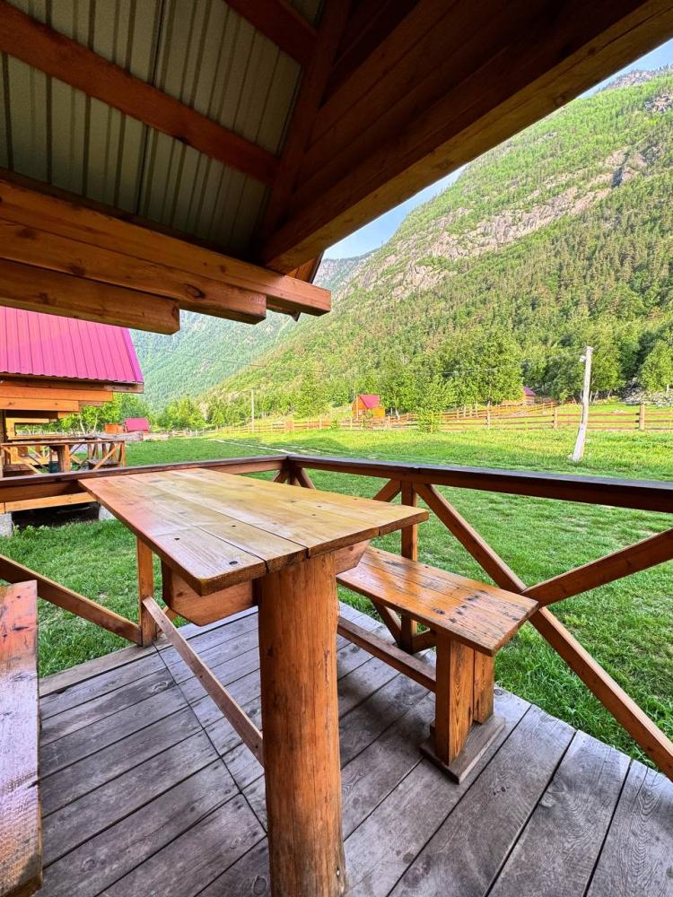 Дом 4-хместный с односпальными кроватями и террасой