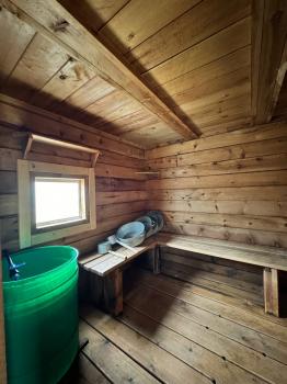 Баня на базе отдыха 