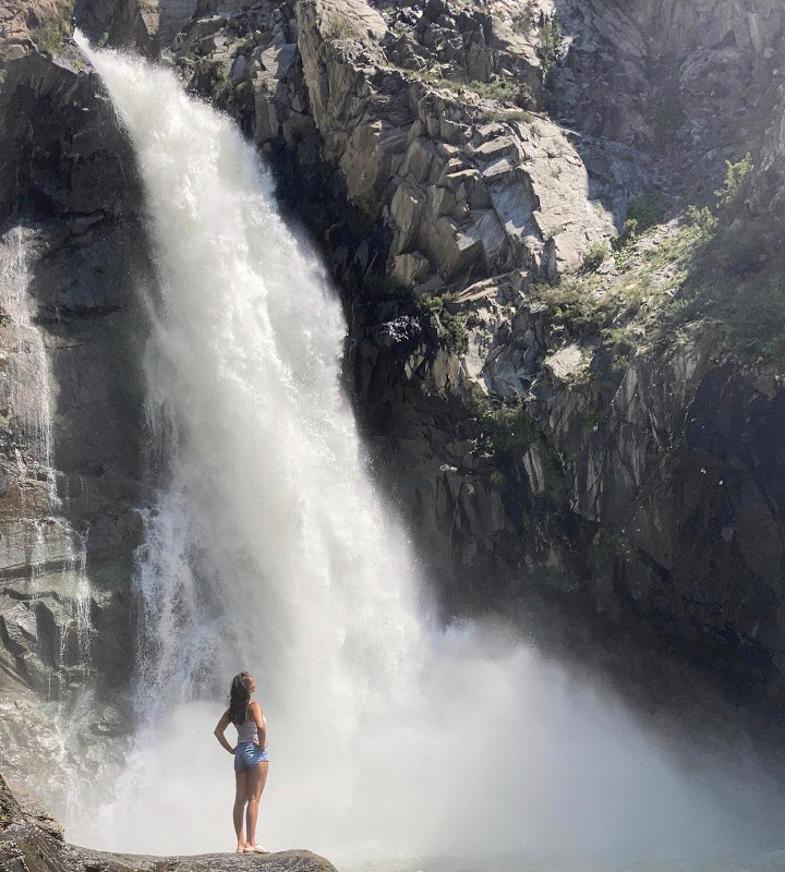 Водопад Куркуре на Алтае