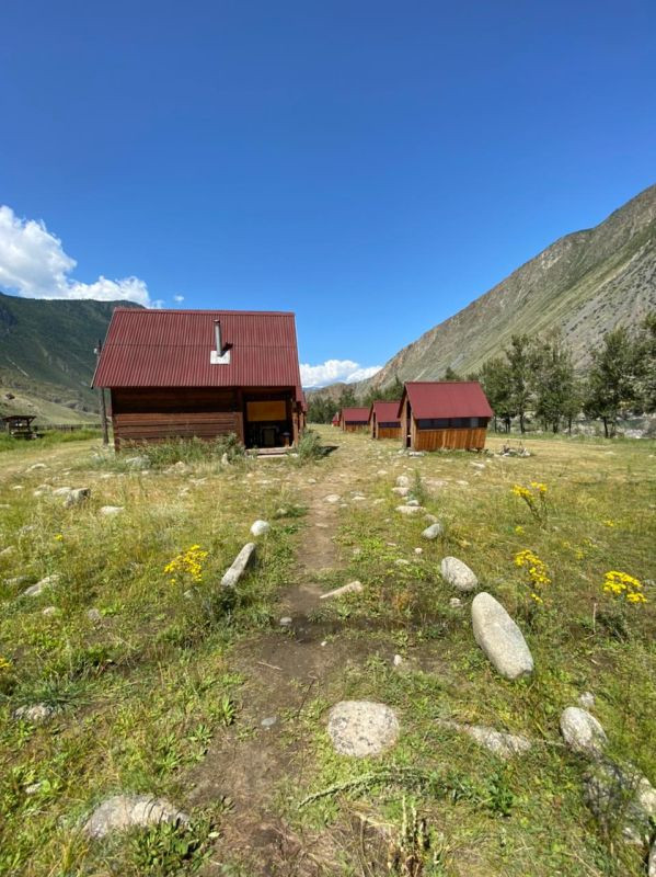 Домики перевал Кату-Ярык река Чулышман