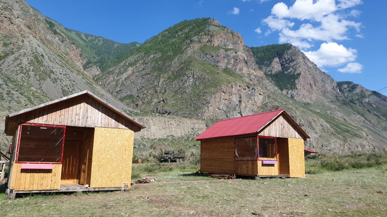 Домики 3-хместные благоустроенные