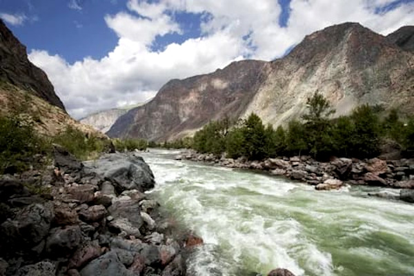 Река Чулышман Горный Алтай