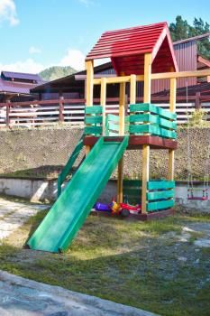 Детский городок на базе отдыха в Горном Алтае