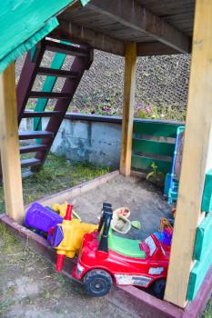 Детский городок на базе отдыха в Чемале