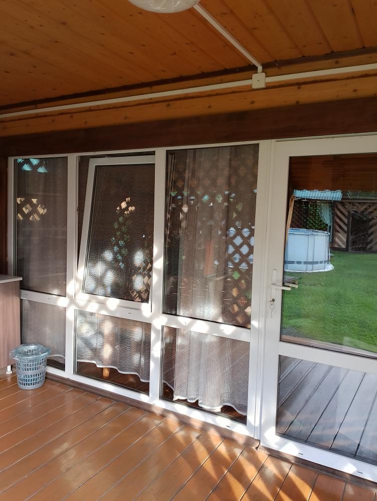 Панорамное окно в домике 