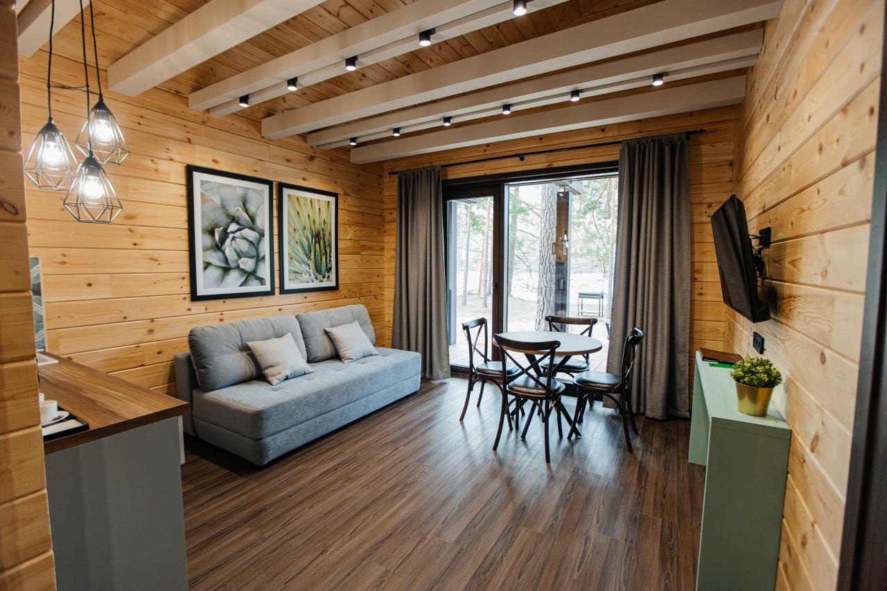 Шале люкс двухкомнатный 1 линия  