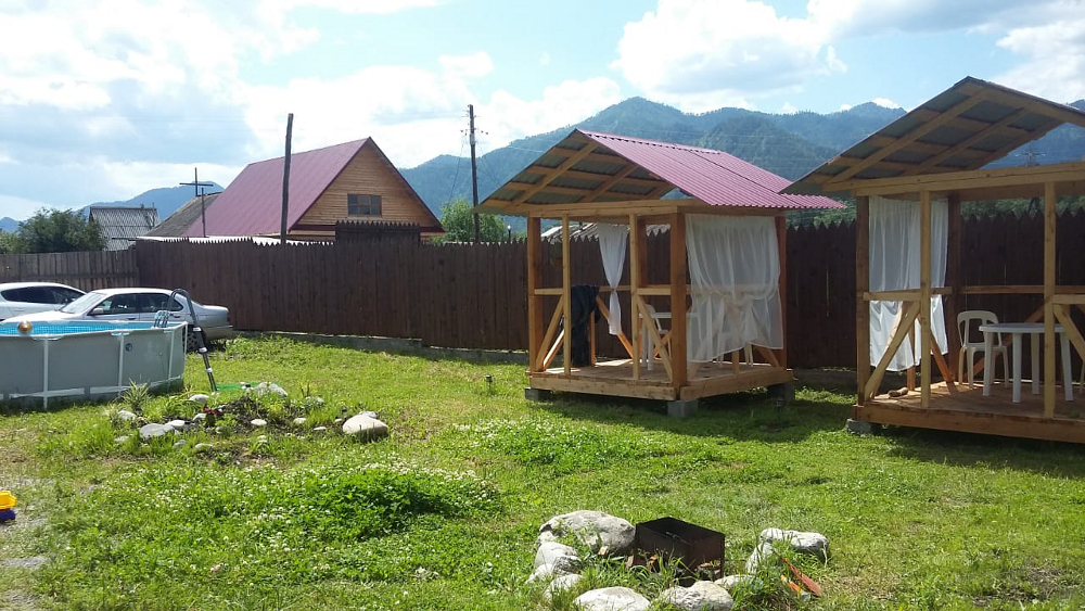 Беседки, мангал, бассейн