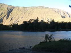 Река Чулышман около базы