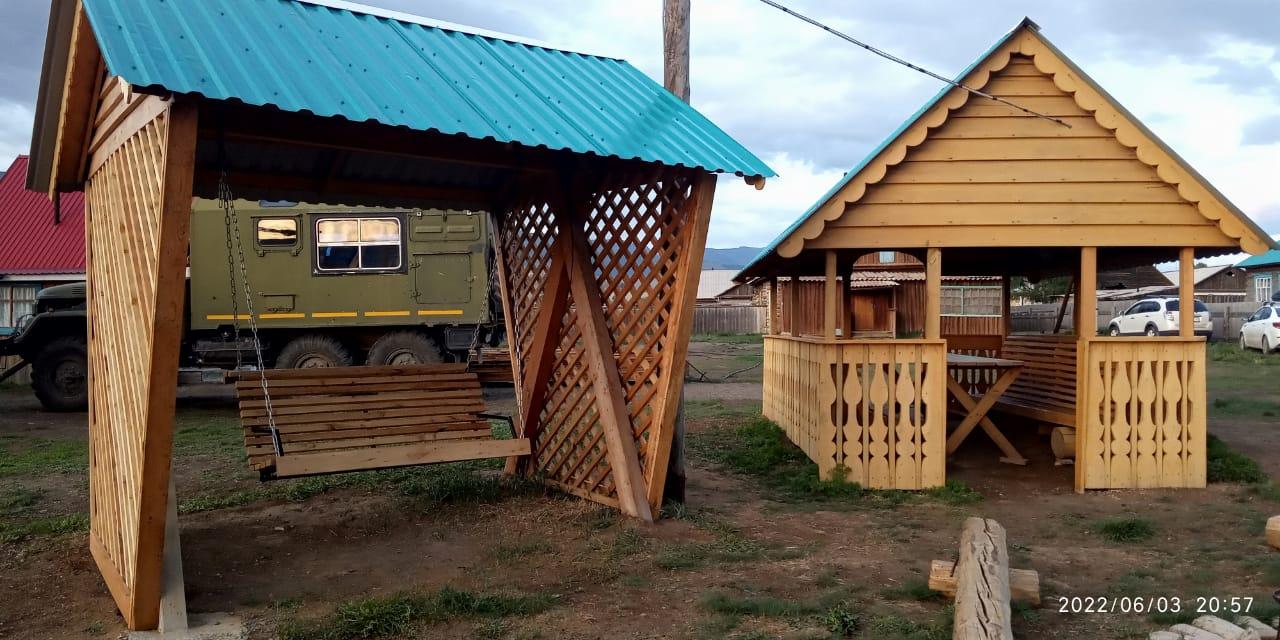 Отдых Курай беседка, качели, место для костра 