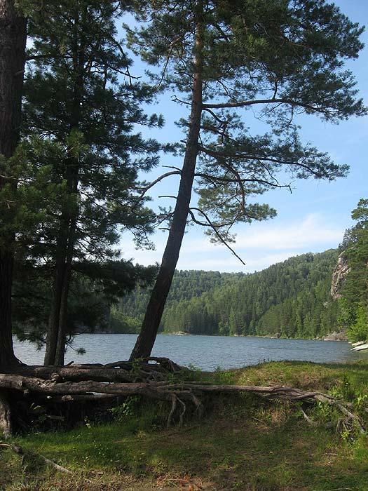 Бия на окраине Турочака