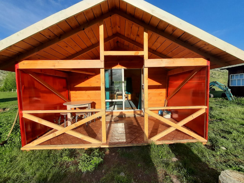 Дом с панорамным окном