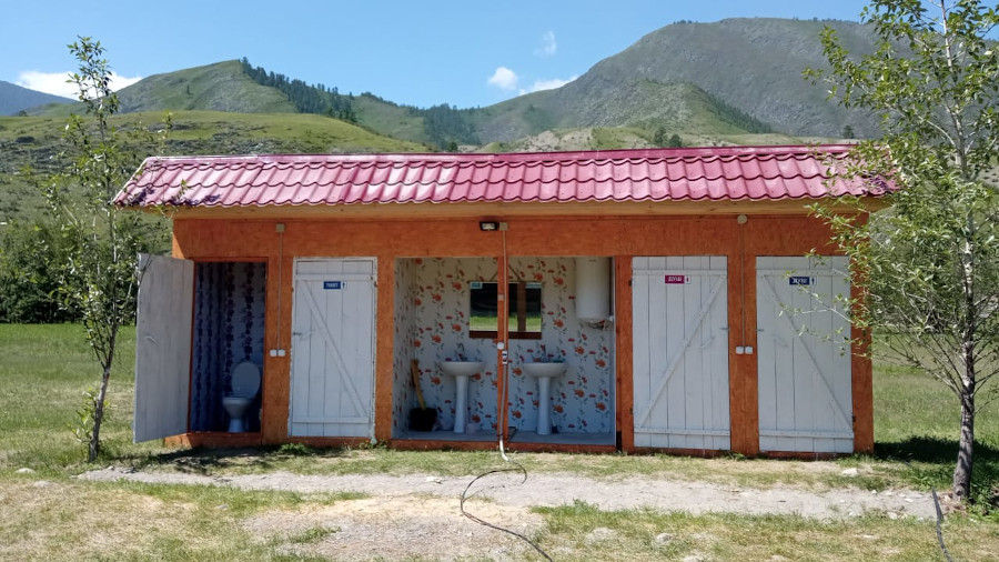 Санблок с туалетом и душем