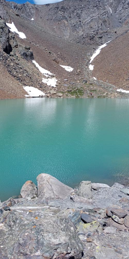 Голубое озеро на Актру