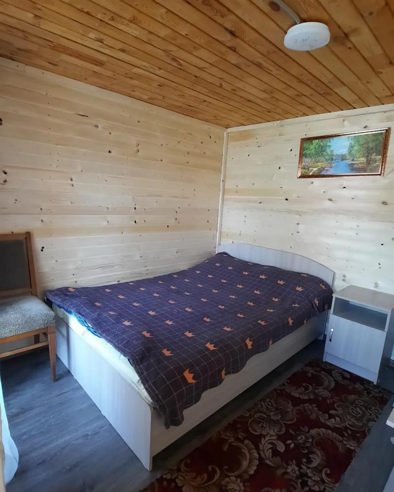 2-х местный отдельно стоящий новый домик из бруса все удобства 