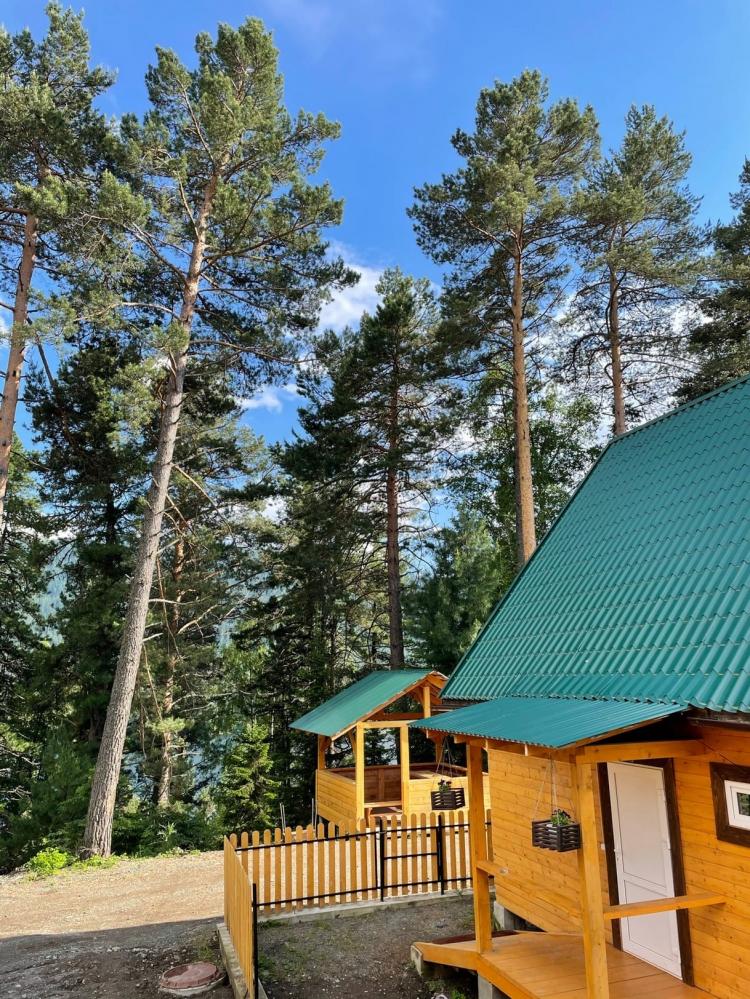 Вид на дом "Кедровка" и беседку