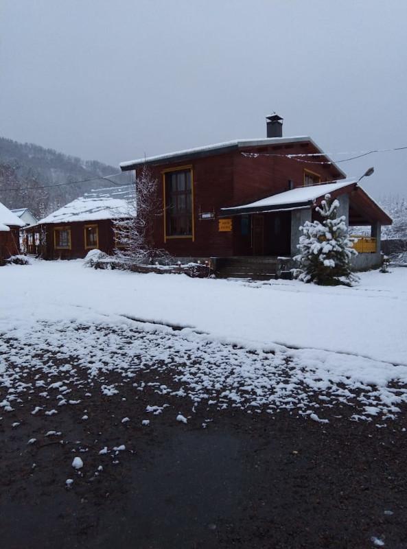 "Ранчо Аврора" база отдыха Алтая зимой