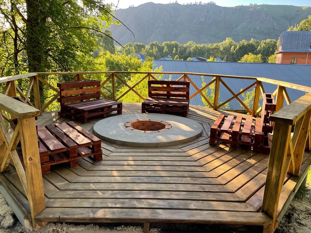 Место для отдыха с костровищем Горный Алтай