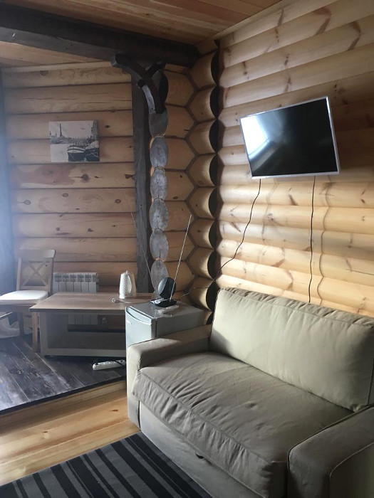 Круглый дом с камином. на 1-5 чел.