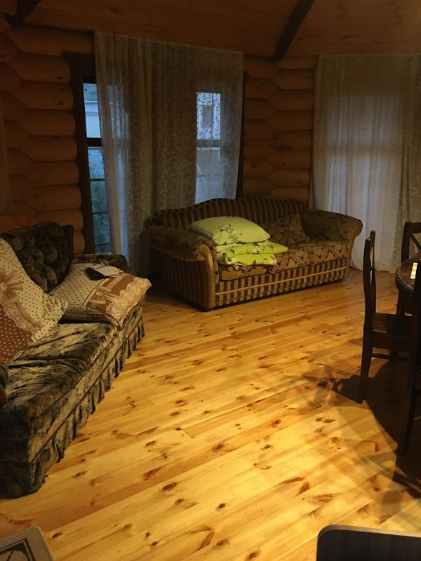 Круглый дом с камином. на 1-5 чел.