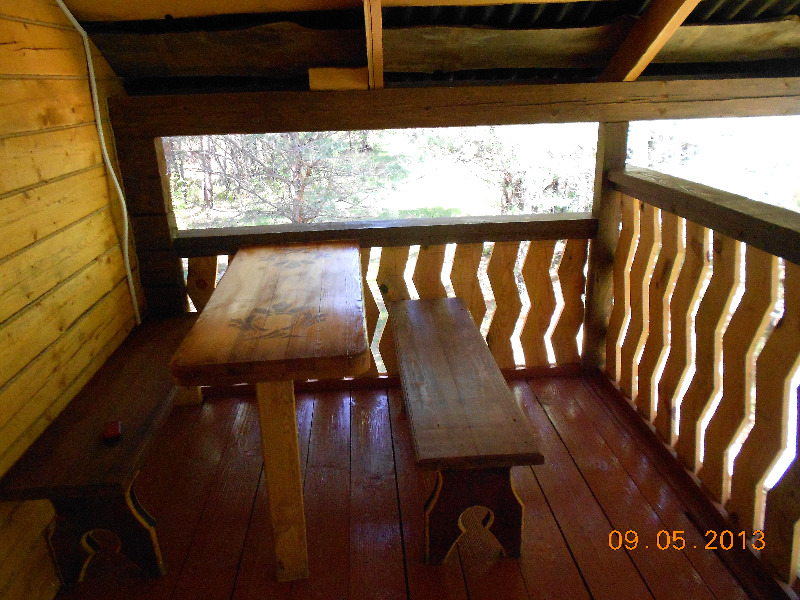 Веранда на 2-м этаже домика