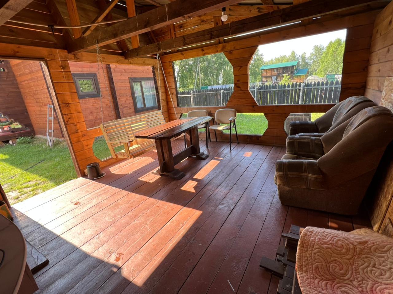 Терраса бани 16 м2