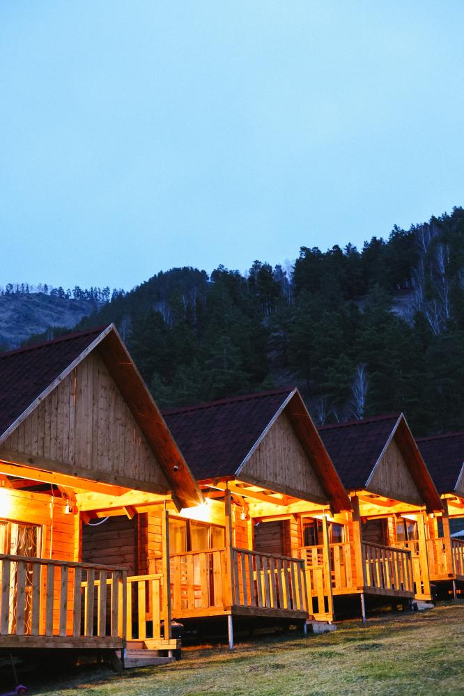 Благоустроенные домики Чемальский район